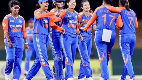 India vs Nepal Live Score Women’s Asia Cup T20 2024: NEP 40/2; Renuka Singh