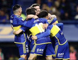 Boca Juniors goleó 3-0 a Banfield en el postergado de la fecha 7 y escala posiciones en la Liga